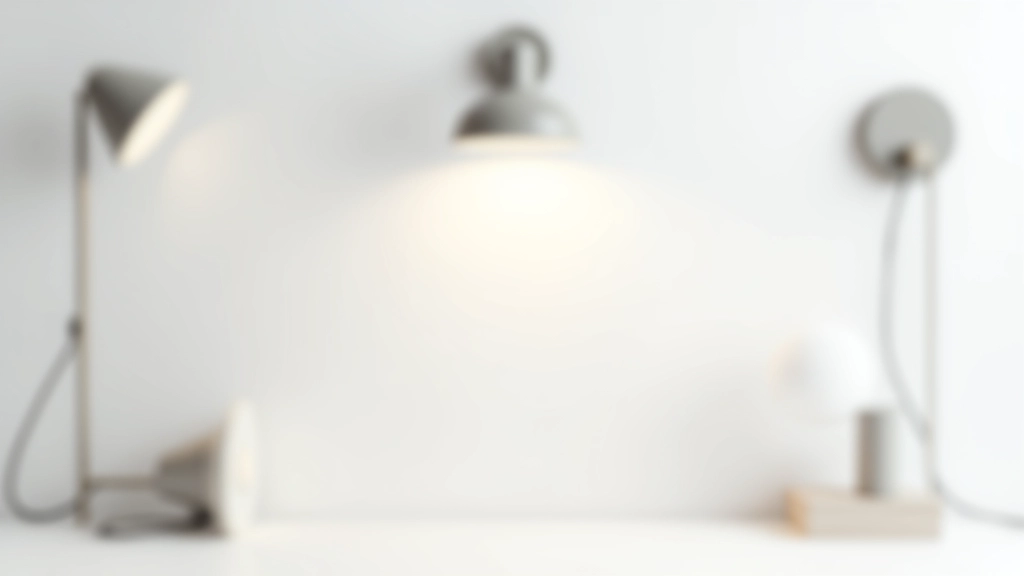 Různá svítidla na bílém pozadí: stolní lampa, nástěnné svítidlo, stropní kruhové světlo, fotografie produktů